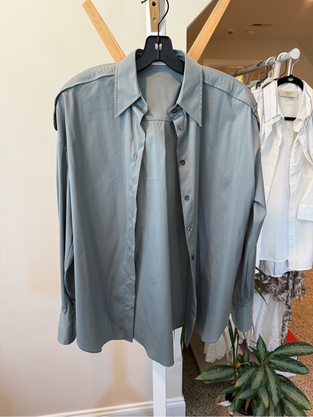 Brunello Cucinelli Sage Green Shirt